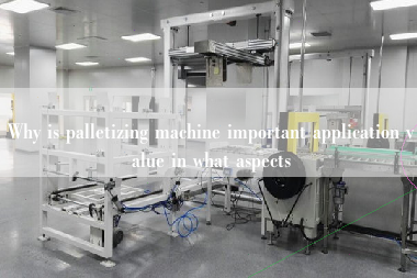Why is palletizing machine important application value in what aspects