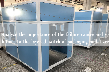 Analyze the importance of the failure causes and solutions to the layered switch of packaging palletizer